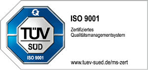 TÜV Zertifizierung ISO 9001